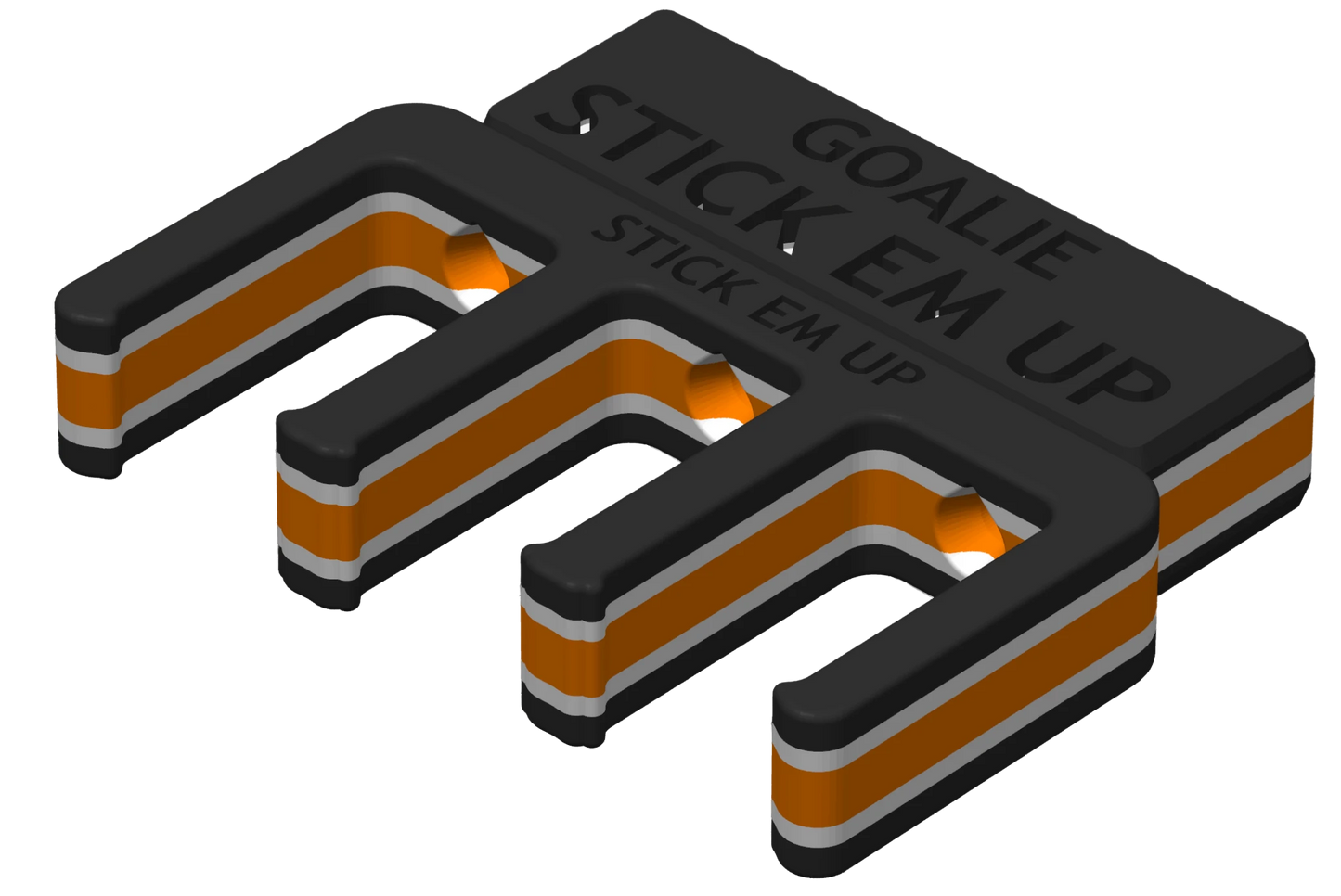 Goalie Bundle - Black White Orange