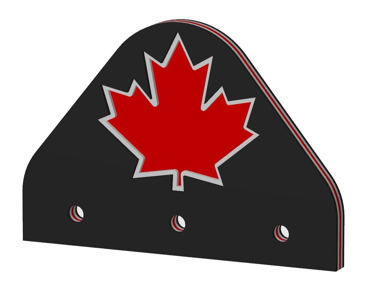 Nation Backing - Canada - Red White Red