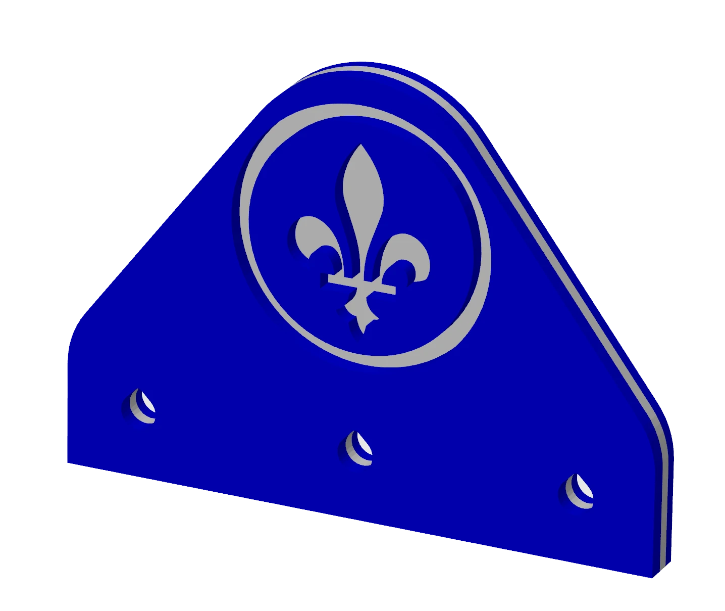 Nation Backing - Quebec- Blue White Blue