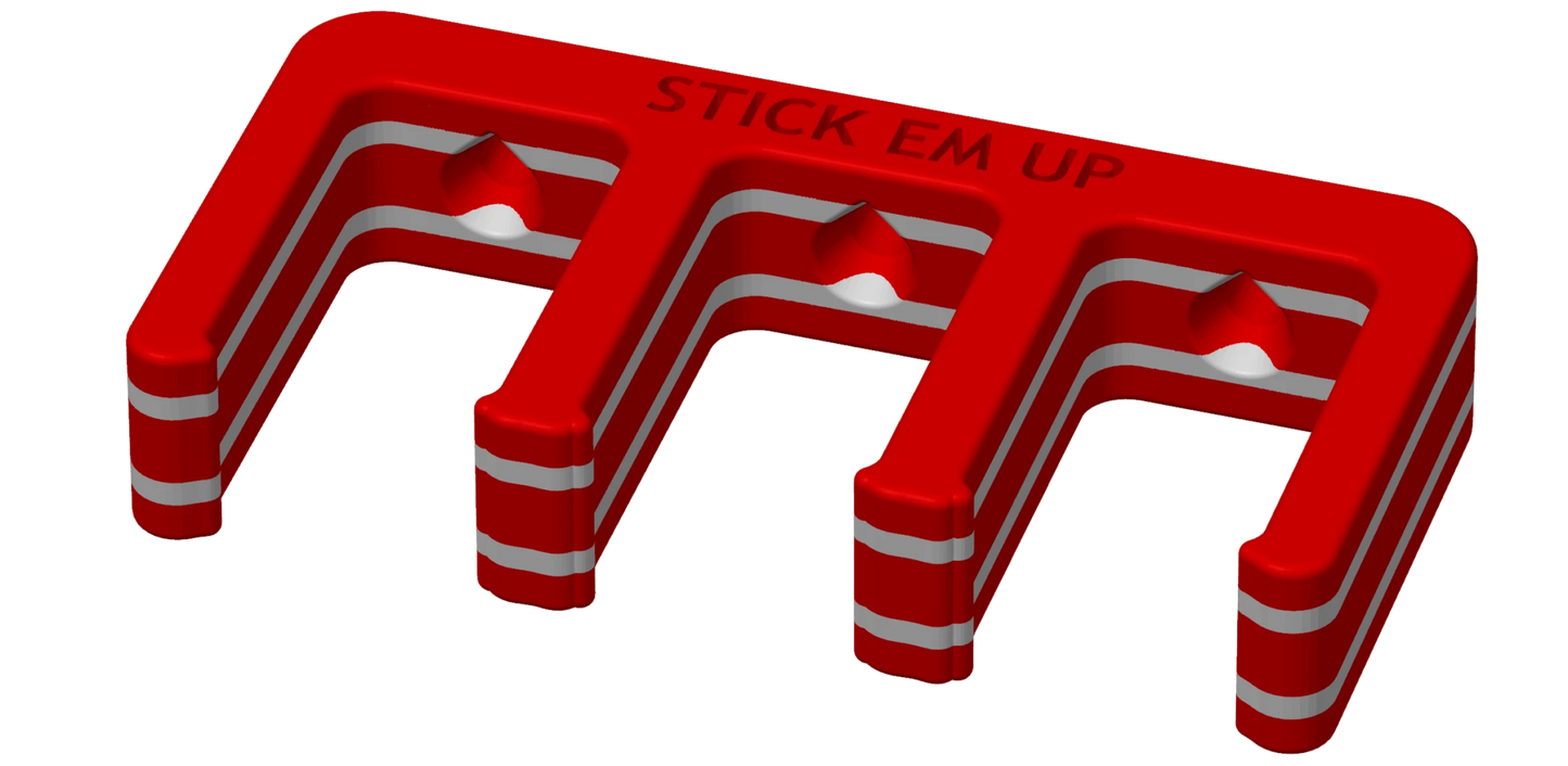Stick Em Up - Red White Red
