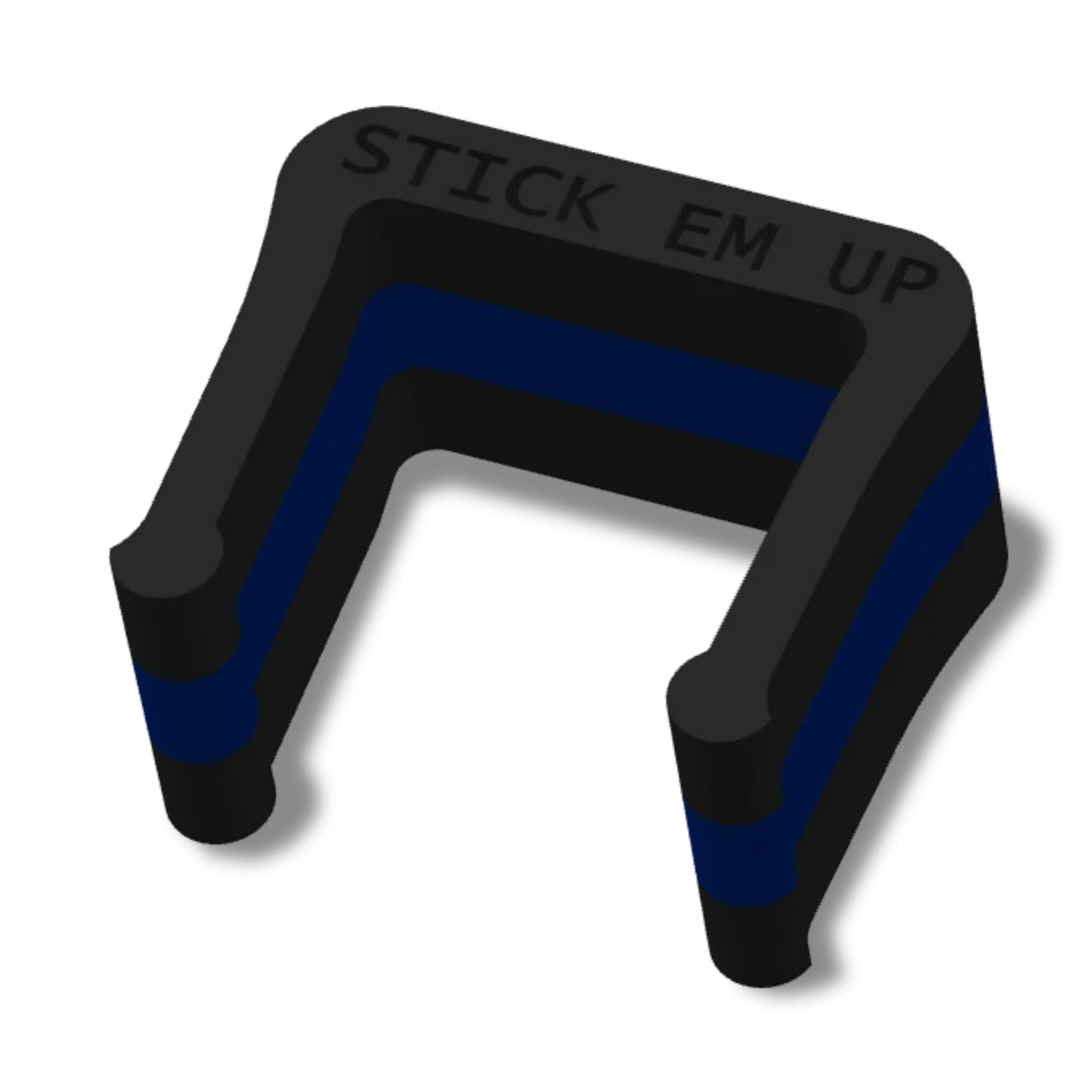 Police Edition Stick Em Up™ Hockey Stick Clip - Portable - Tri-Color - INT/SR Compatible