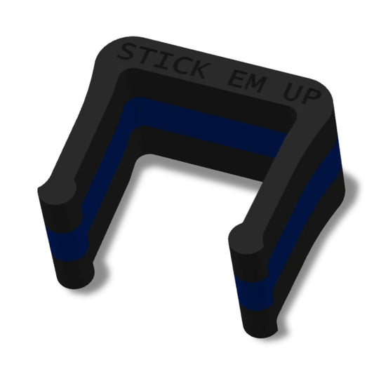 Police Edition Stick Em Up™ Hockey Stick Clip - Portable - Tri-Color - INT/SR Compatible