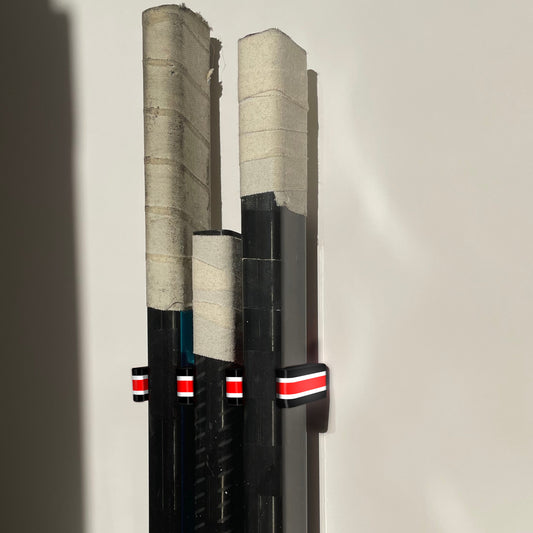 Stick Em Up™ Hockey Stick Display Mount – Tri-Color – 2-Piece System