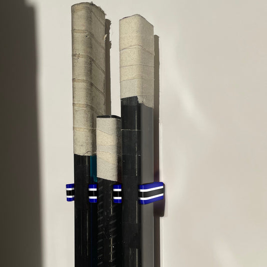 Guelph PowerPlay Stick Em Up™ Hockey Stick Display Mount – Tri-Color – 2-Piece System