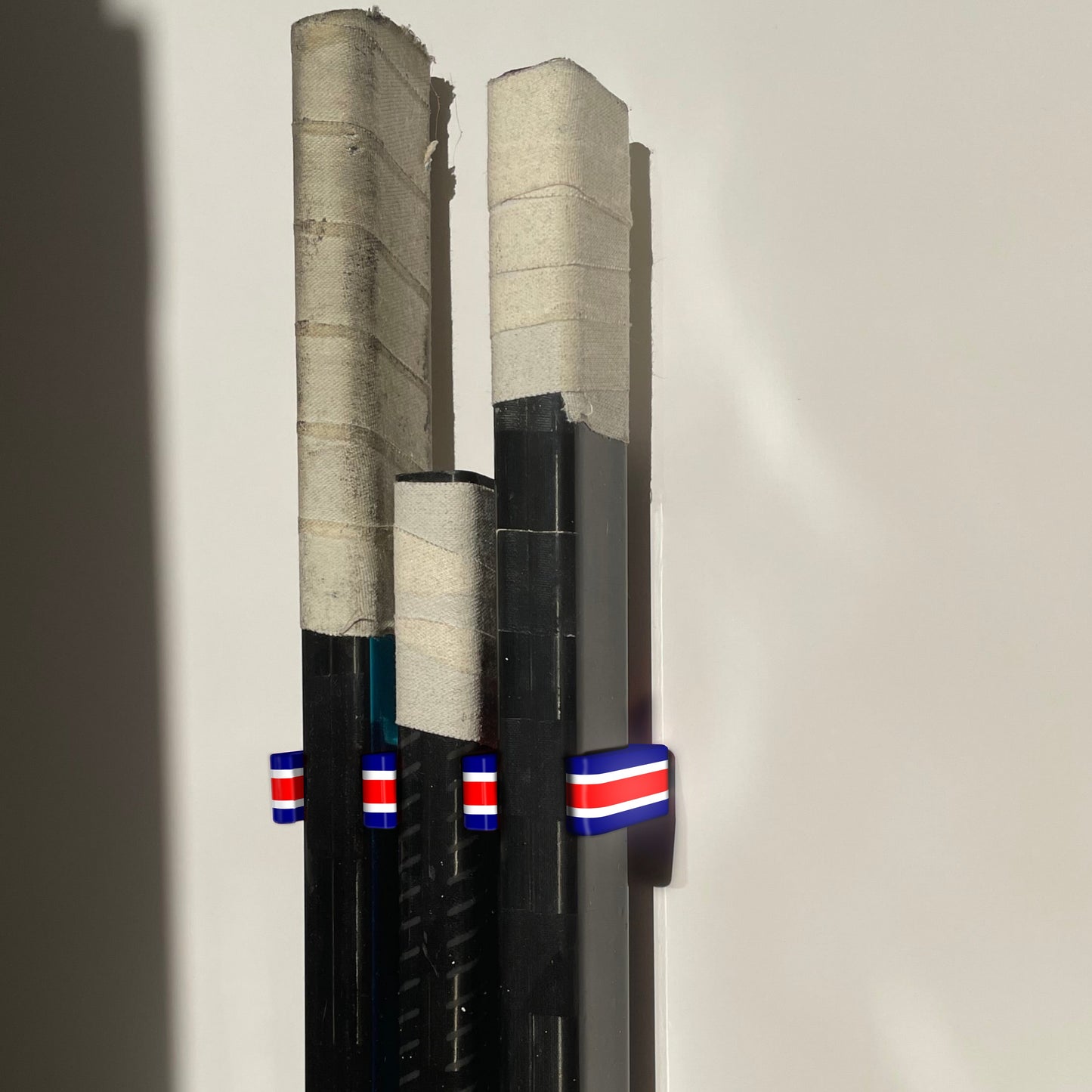 Stick Em Up™ Hockey Stick Display Mount – Tri-Color – 2-Piece System