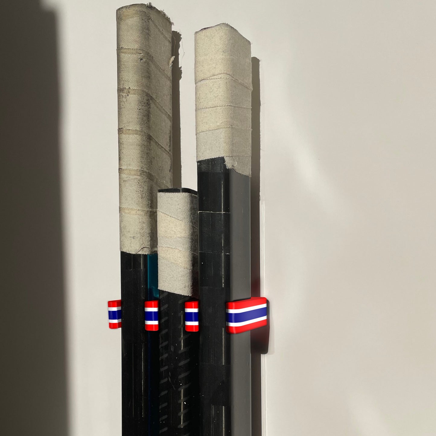 Stick Em Up™ Hockey Stick Display Mount – Tri-Color – 2-Piece System