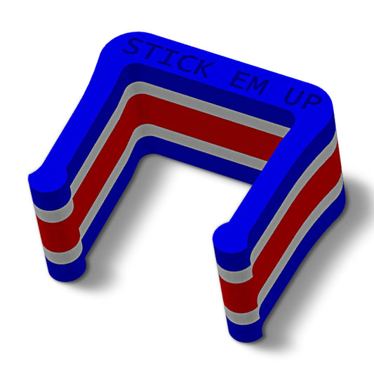 Stick Em Up™ Hockey Stick Clip - Portable - Tri-Color - INT/SR Compatible
