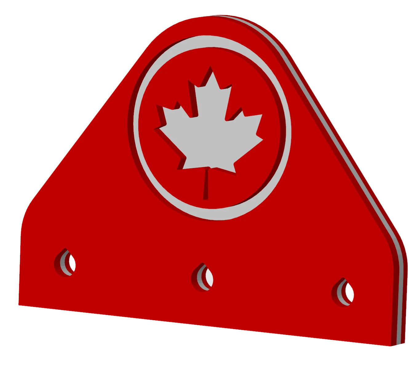 Nation Backing - Canada - Red White Red