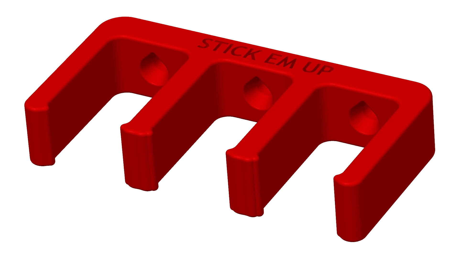 Stick Em Up Hockey Stick Holder - Red